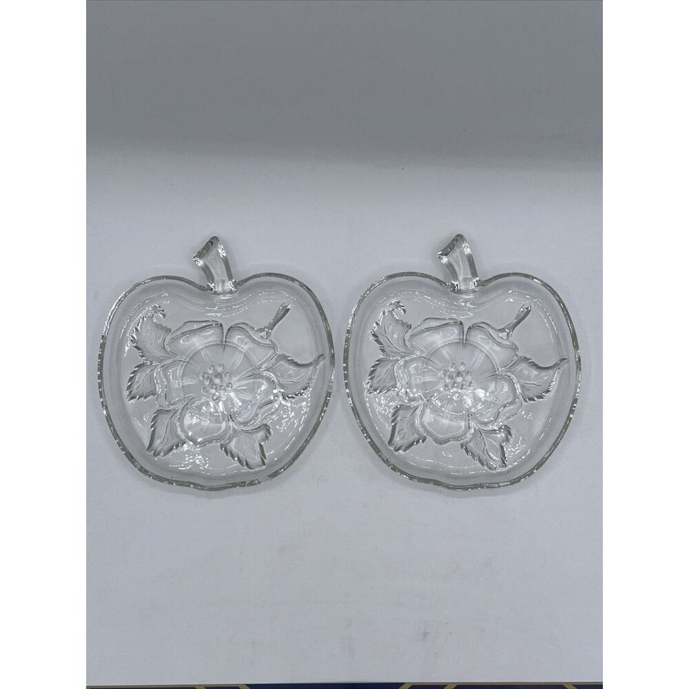 APPLE Blossom Dessert Plates Vintage Set Of 3